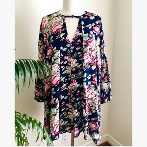 Umgee U.S.A. Long Dress Blouse